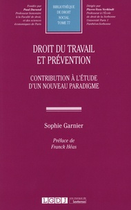 Sophie Garnier - Droit du travail et prévention.