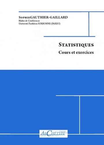 Sophie Gautier-Gaillard - Statistiques.
