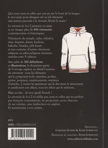Le vêtement de A à Z. Encyclopédie thématique de la mode et du textile 5e édition