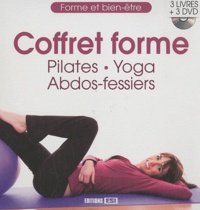 Sophie Godard - Coffret forme 3 volumes : Pilates ; Yoga ; Abdos-fessiers. 3 DVD