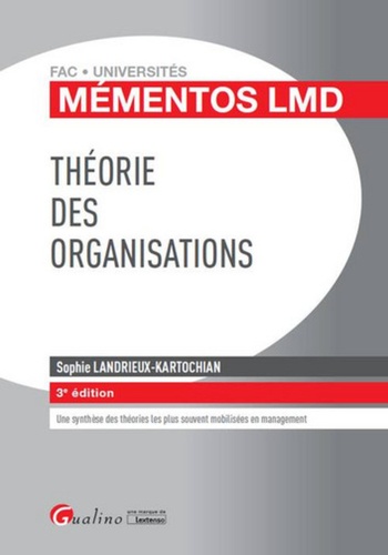 Théorie des organisations 3e édition