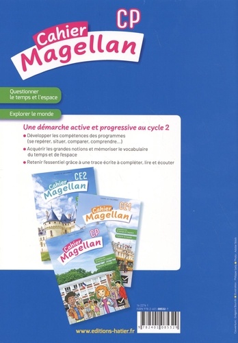 Cahier Magellan CP. Questionner le temps et l'espace, explorer le monde  Edition 2022