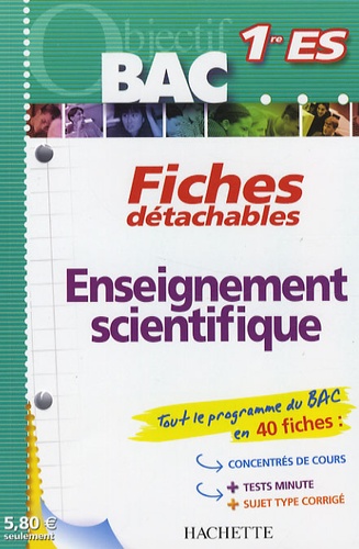 Sophie Lebrun et Patrice Delguel - Enseignement scientifique 1e ES.