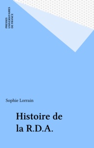 Sophie Lorrain - Histoire de la RDA.