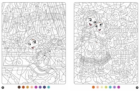 La reine des neiges 2 : Kristoff et Sven (avec texte) - Coloriage