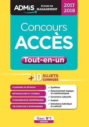 Concours ACCES Tout-en-un  Edition 2017-2018