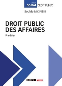 Sophie Nicinski - Droit public des affaires.