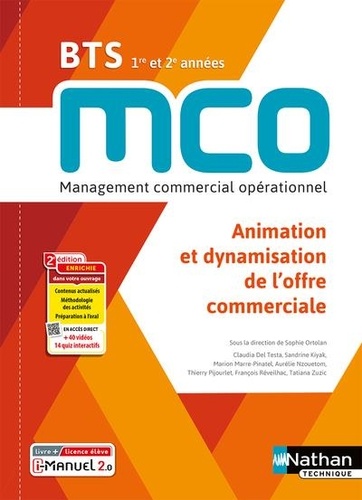 Sophie Ortolan - Animation et dynamisation de l'offre commerciale BTS MCO 1re et 2e années.