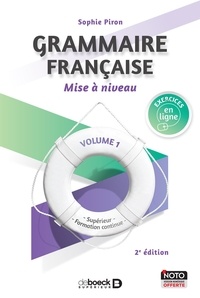 Grammaire, Mise à niveau. Tome 1 - Supérieur et formation continue.pdf