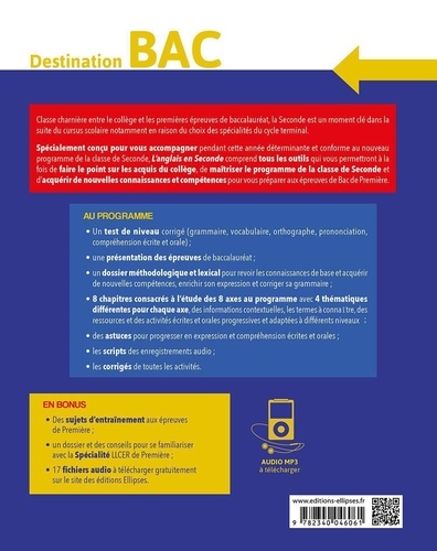 Anglais 2de. Destination BAC  Edition 2021