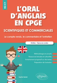 L'oral d'anglais en CPGE scientifiques et commerciales