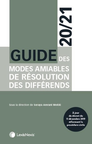 Guide des modes amiables de résolution des différends  Edition 2020-2021