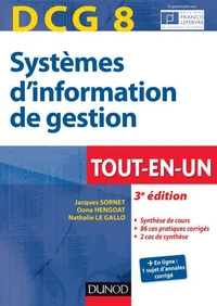 DCG 8 - Systèmes d'information de gestion - 3e éd.