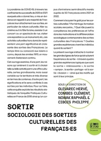 Hervé Glevarec - Sortir. Sociologie des sorties culturelles des Français·es DS.