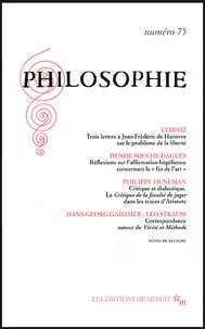 Philosophie N° 75 Décembre 2002