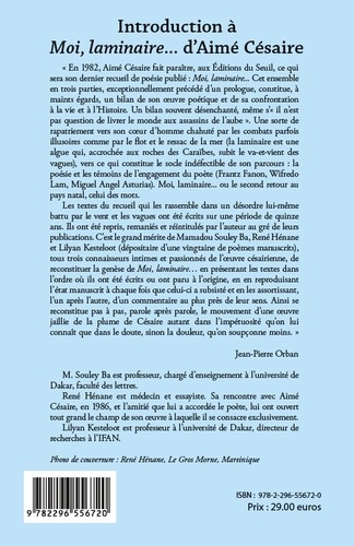 Introduction à "Moi, laminaire..." d'André Césaire. Une édition critique