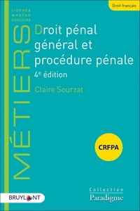 Droit pénal et procédure pénale