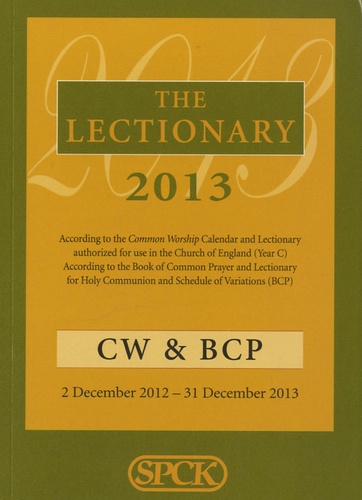  SPCK - The Lectionary 2013.