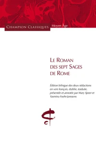 Le roman des sept sages de Rome