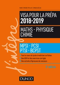 Visa pour la prépa 2018-2019 - Maths-Physique-Chimie