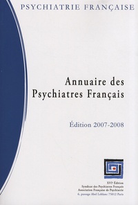  SPF - Annuaire des Psychiatres Français 2007-2008. 1 Cédérom