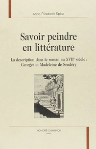 Savoir peindre en littérature