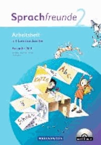 Sprachfreunde 2. Schuljahr. Arbeitsheft und CD-ROM. Ausgabe Süd (Sachsen, Sachsen-Anhalt, Thüringen) - Mit Lernstandsseiten.