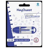 Clé USB 32 Go Stylo bleu Keyouest