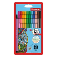 12 feutres de dessin STABILO Pen 68