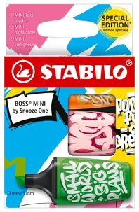 3 mini surligneurs STABILO BOSS MINI by Snooze One