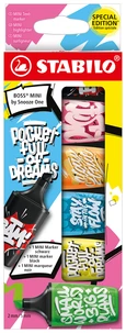 6 surligneurs STABILO BOSS MINI by Snooze One