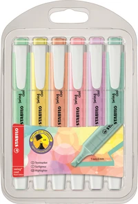 6 surligneurs STABILO Swing Cool Pastel Edition