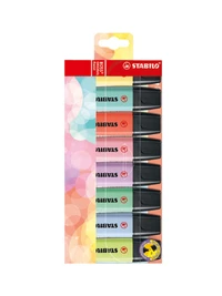 8 surligneurs STABILO BOSS ORIGINAL Pastel