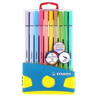Boite 20 feutres pen 68 turquoise colorparade dont 10 pastel