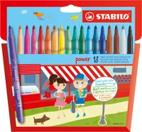 Etui 18 feutres power format special