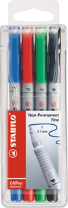 Etui 4 feutres m ohpen eff retroprojection
