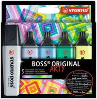 Etui carton x 5 boss original arty - couleurs froides