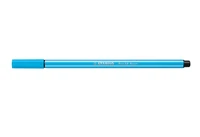 Feutre de dessin STABILO Pen 68 - Pointe moyenne - Bleu fluo