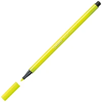 Feutre de dessin STABILO Pen 68 - Pointe moyenne - Jaune fluo