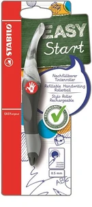 Stylo roller Easy Start droitier + 1 recharge - gris