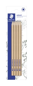 Blister 8 crayons graphite bois naturel