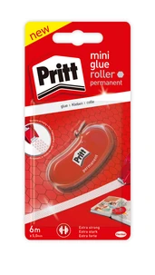 Blister de 1 roller de colle permanente Pritt Mini Glue Roller - 5,0 mm x 6 m