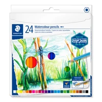 Etui 24 crayons couleur aquarellables design journey