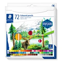 Etui carton 72 crayons de couleur assortis