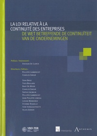 La loi relative à la continuité des entreprises - Livre bilingue français-néerlandais.pdf