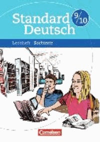 Standard Deutsch 9./10. Schuljahr Sachtexte - Leseheft mit Lösungen.