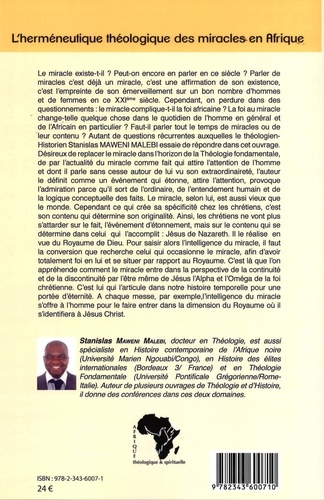 L'herméneutique théologique des miracles en Afrique