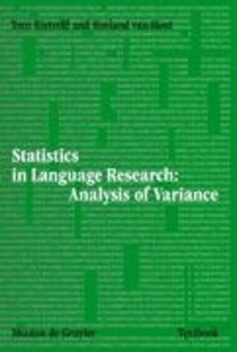 Statistics in Language Research - Analysis of Variance.