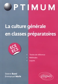 La culture générale en classes préparatoires (ECE/ECS)