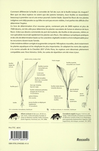 Flora Vegetativa. Un guide pour déterminer les plantes de Suisse à l'état végétatif 3e édition revue et augmentée
